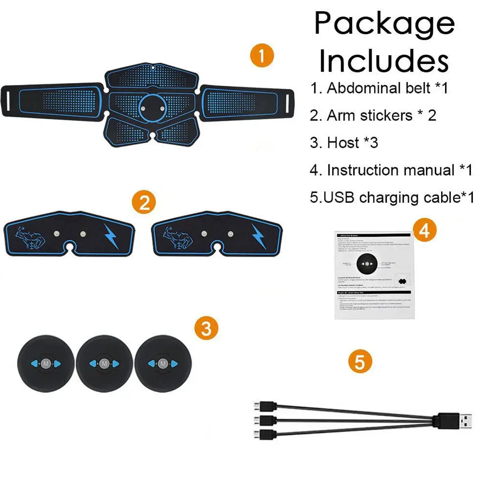 Abdominal Muscle Training with EMS Fitness Equipment uniglowStore