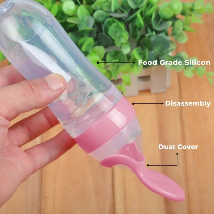 Baby Silicone Spoon Bottle (MHP-068) uniglowStore