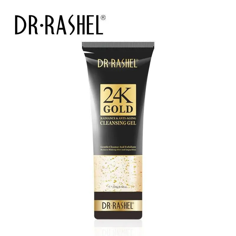 Dr Rashel 24K Gold Radiance & Anti-Aging Eye Serum & Cleansing Gel - Hydrate, Brighten & Revitalize uniglowStore