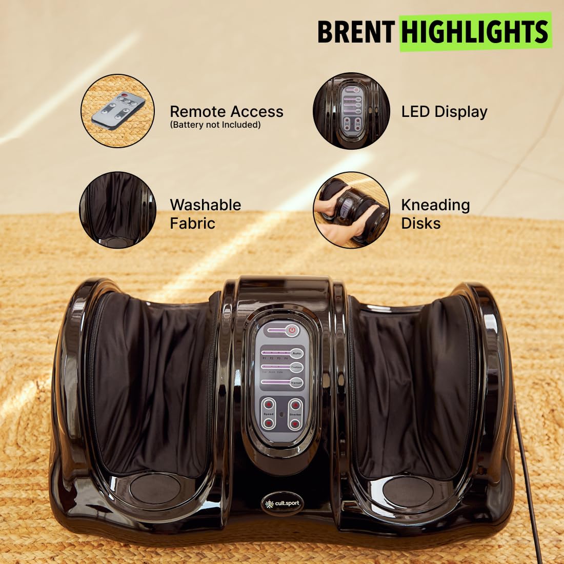 Electric Foot Rest Massager – Relaxation & Circulation Booster
