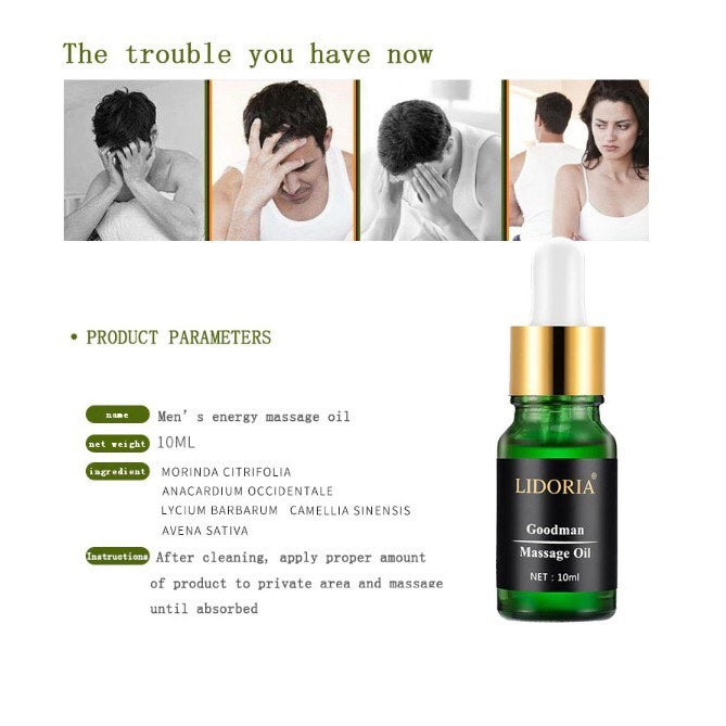 Men Energy Massage Essential Oil Health Care Products