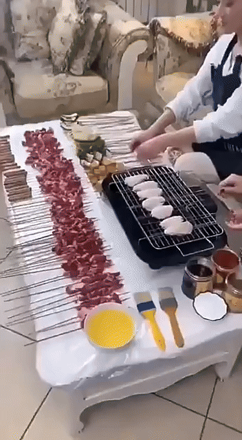 Electric Indoor Barbecue Machine