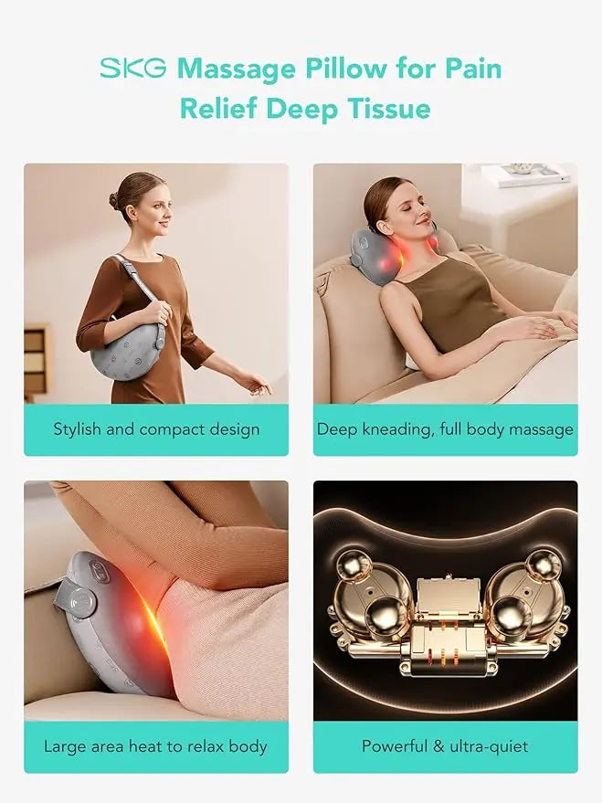 Rechargeable Knee Massager with Heat & Vibration – Pain Relief & Mobility Support uniglow