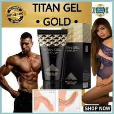 Titan Gel gold Intimate night gym Performance Gel for Men (Original, 50ml) uniglow