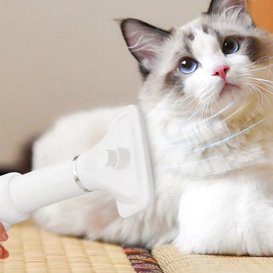 2-in-1 Pet Hair Dryer Comb for Cats & Dogs – Quiet, Safe & Efficient Grooming Tool uniglowStore