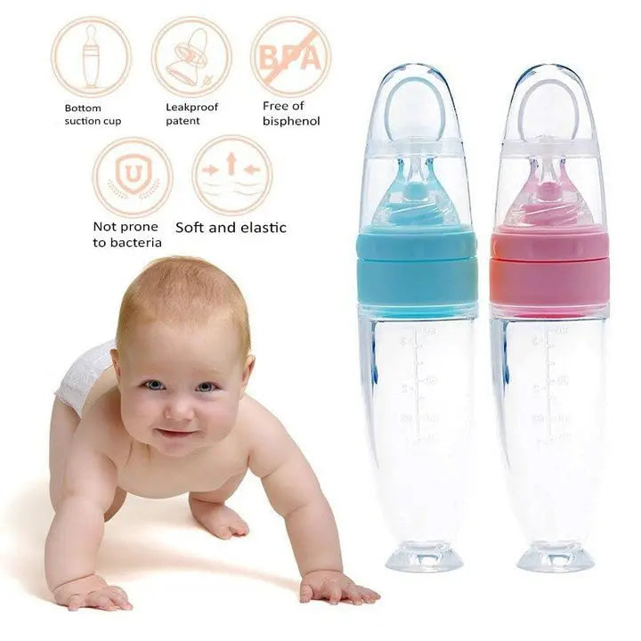 Baby Silicone Spoon Bottle (MHP-068) uniglowStore