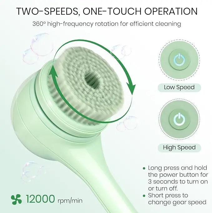 Electric Body Brush for Exfoliation & Deep Cleansing – Radiant, Smooth Skin uniglowStore