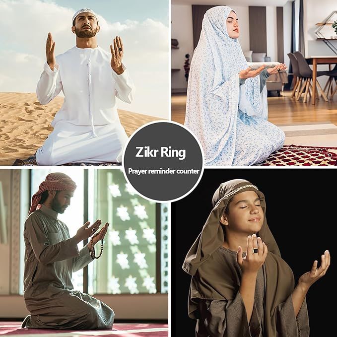 Smart Digital Zikr Ring – Islamic Tasbeeh Counter