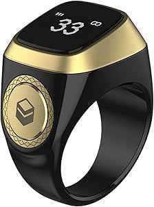 Smart Digital Zikr Ring – Islamic Tasbeeh Counter