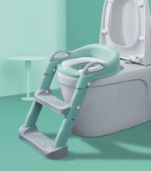 Adjustable Soft Toilet Ladder – Potty Training Seat with Step Stool