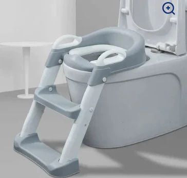 Adjustable Soft Toilet Ladder – Potty Training Seat with Step Stool