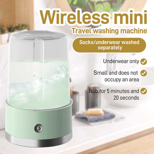 Compact Mini Washer with Spin Dryer – Portable & Space-Saving Laundry Machine