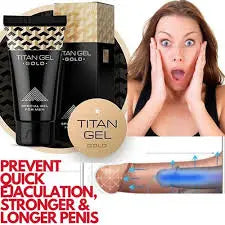 Titan Gel gold  Intimate night gym Performance Gel for Men (Original, 50ml) uniglow